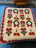 Hand Stitched Xmas Quilt