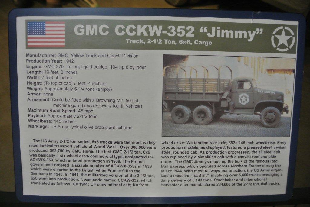 GMC CCKW-352 "Jimmy" Truck