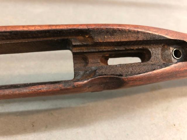 2 U.S. M1903 rifle stocks.