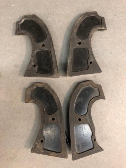 Two sets of vintage Colt Bisley grips