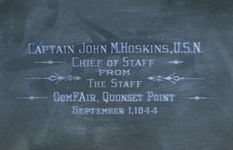 Gorham sterling USN VADM John Hoskins humidor