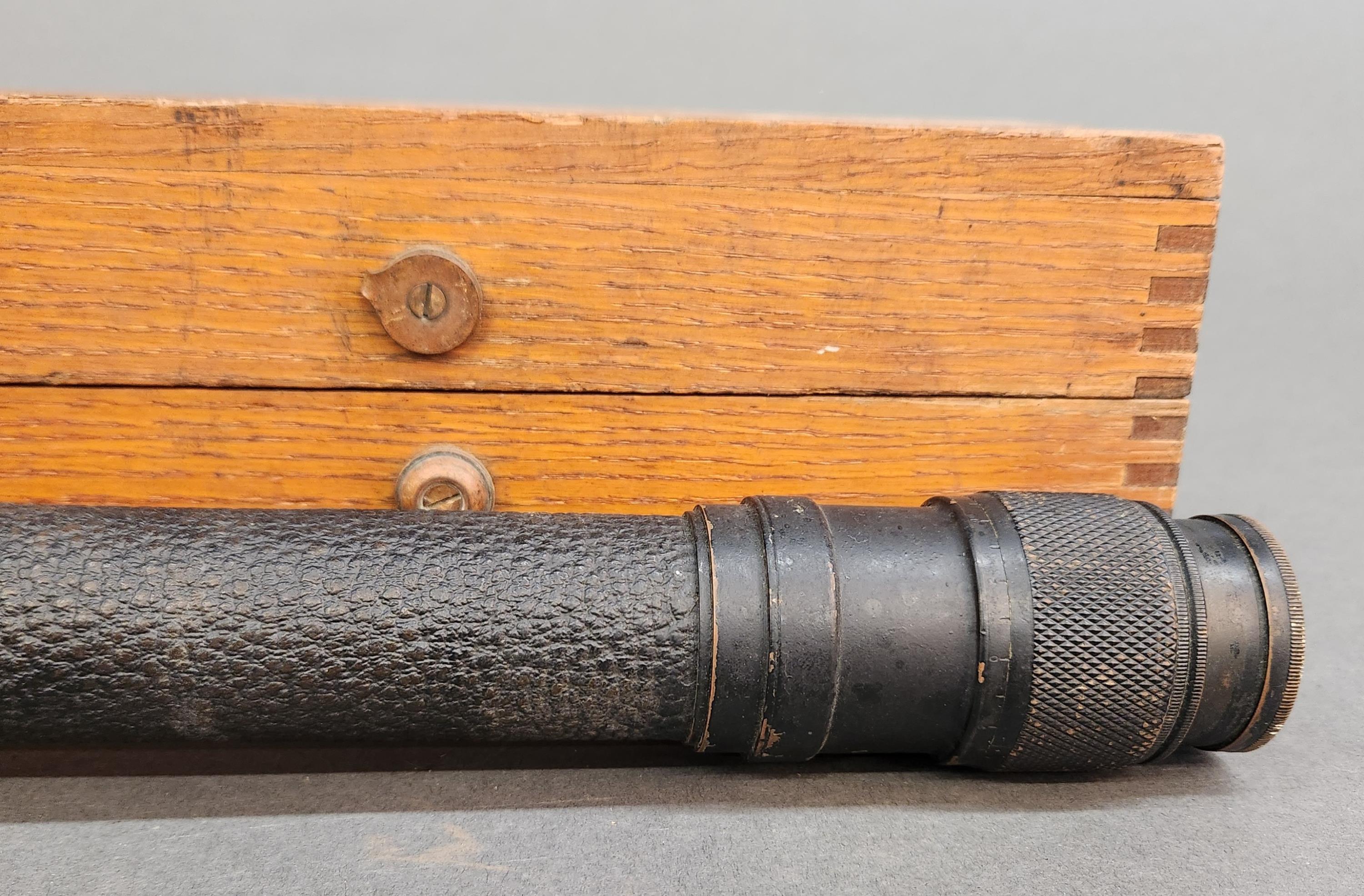 WWII USN Kollmorgan 16 power spyglass