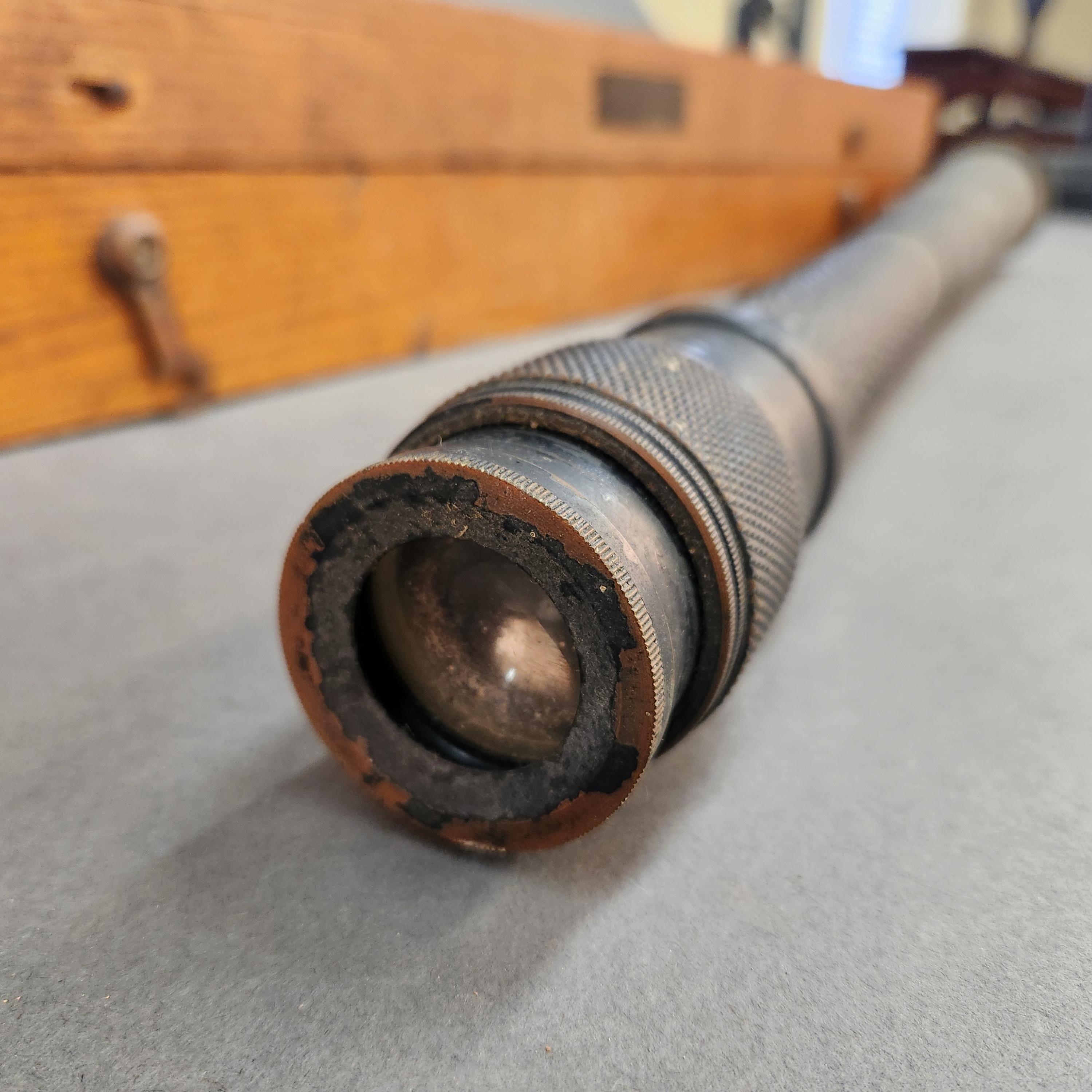WWII USN Kollmorgan 16 power spyglass