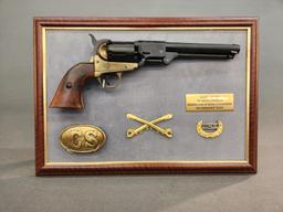 Replica CSA Denix BKA 98 revolver and insignia