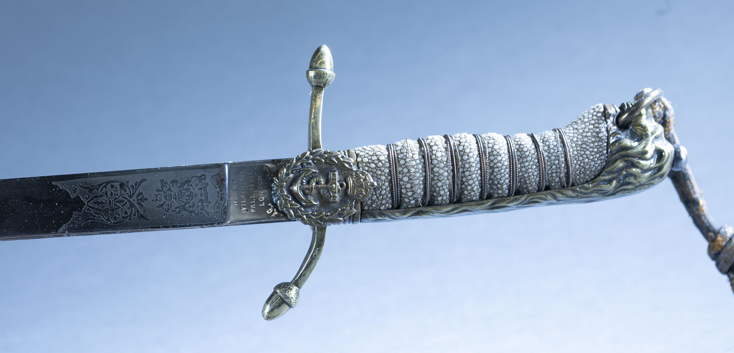 British Royal Navy Midshipman's Dirk with scabbard
