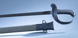 WW1 U.S. Patton M1913 Cavalry Saber with scabbard.