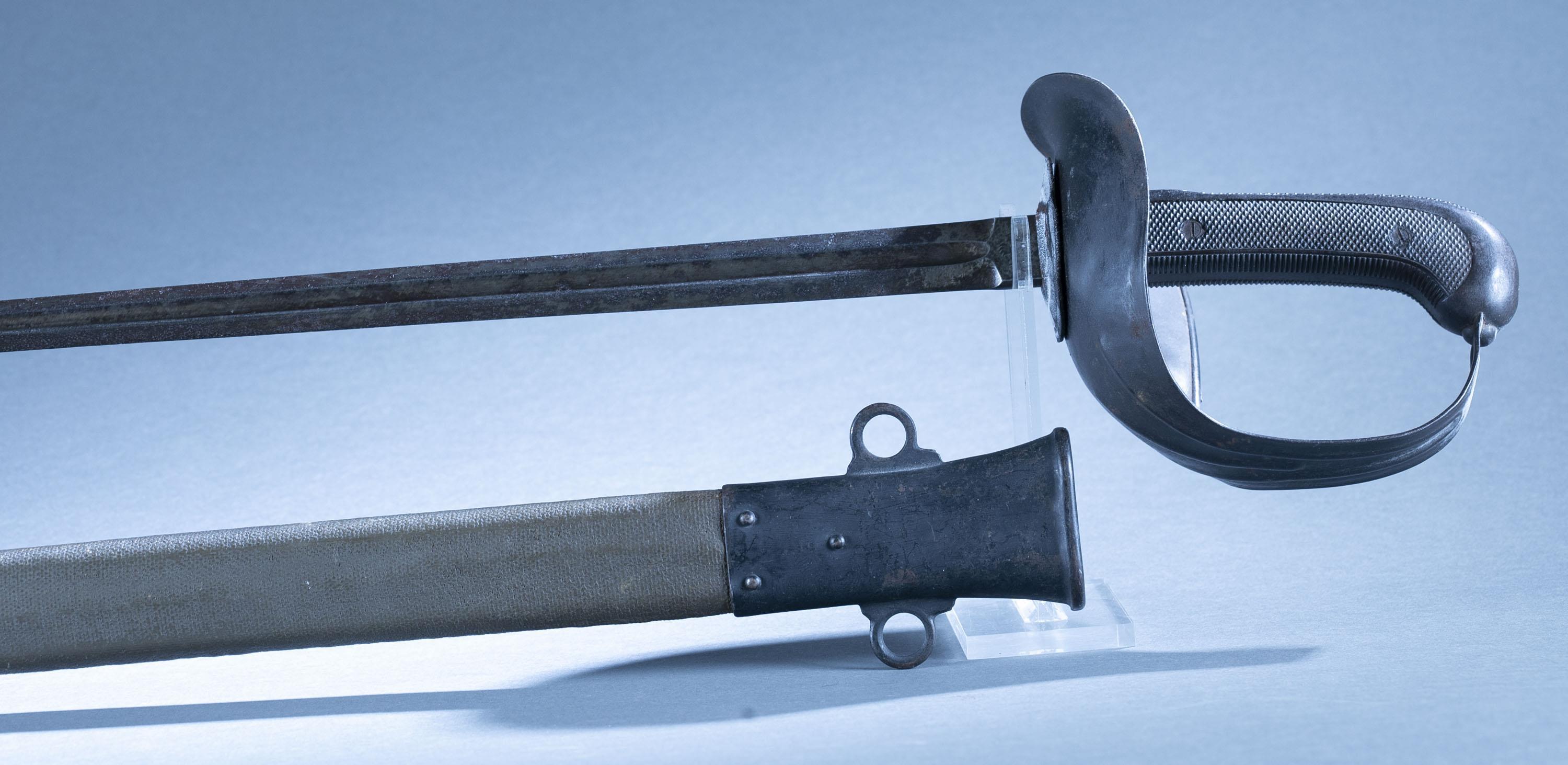 WW1 U.S. Patton M1913 Cavalry Saber with scabbard.