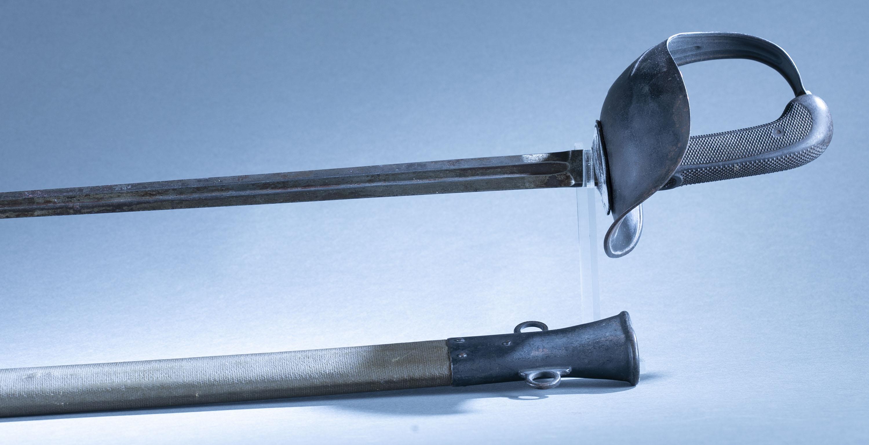 WW1 U.S. Patton M1913 Cavalry Saber with scabbard.