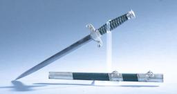 WWII German Land Customs dagger with scabbard