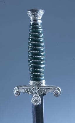WWII German Land Customs dagger with scabbard