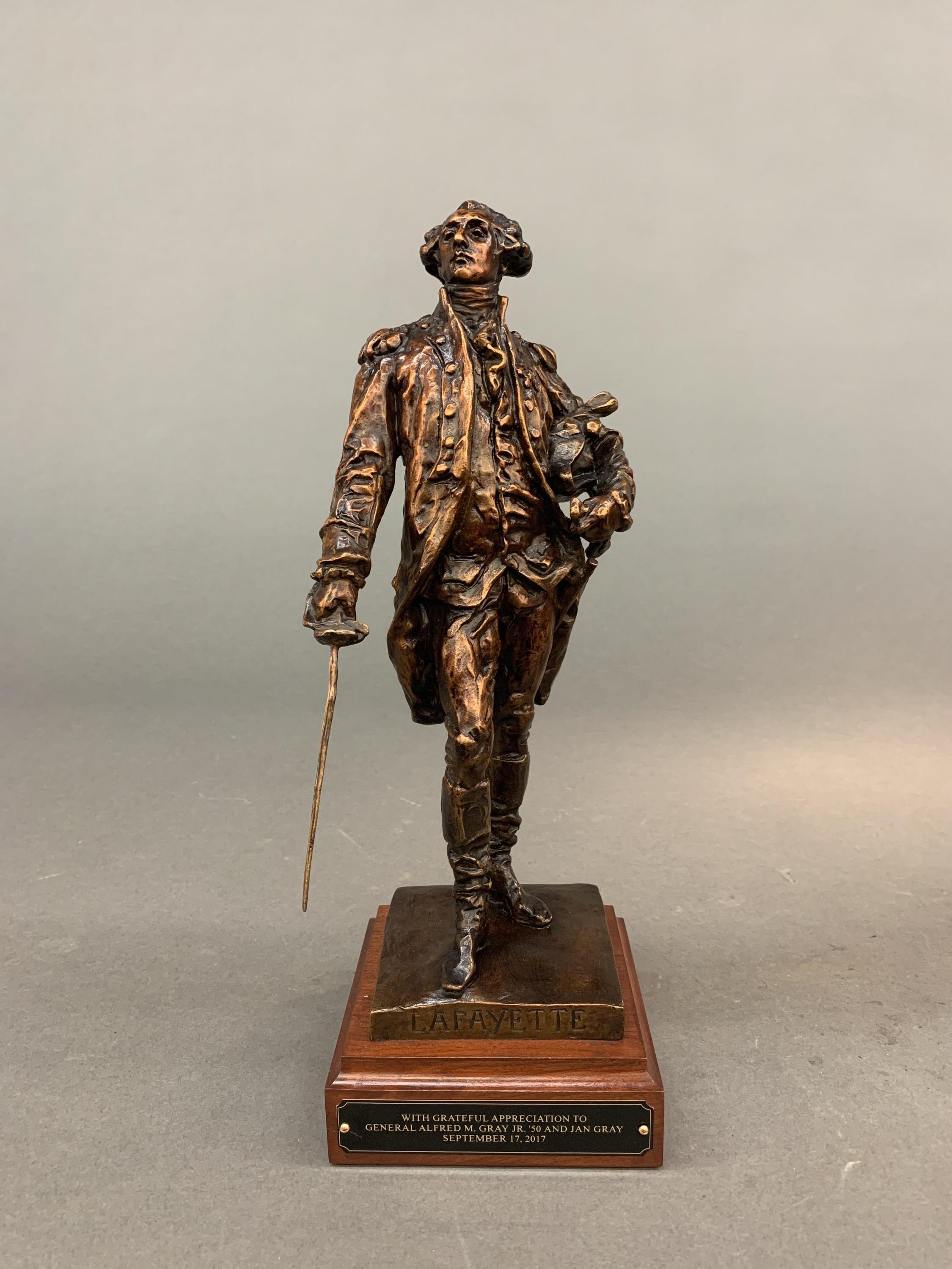 Gen. Gray Lafayette College presentation bronze.