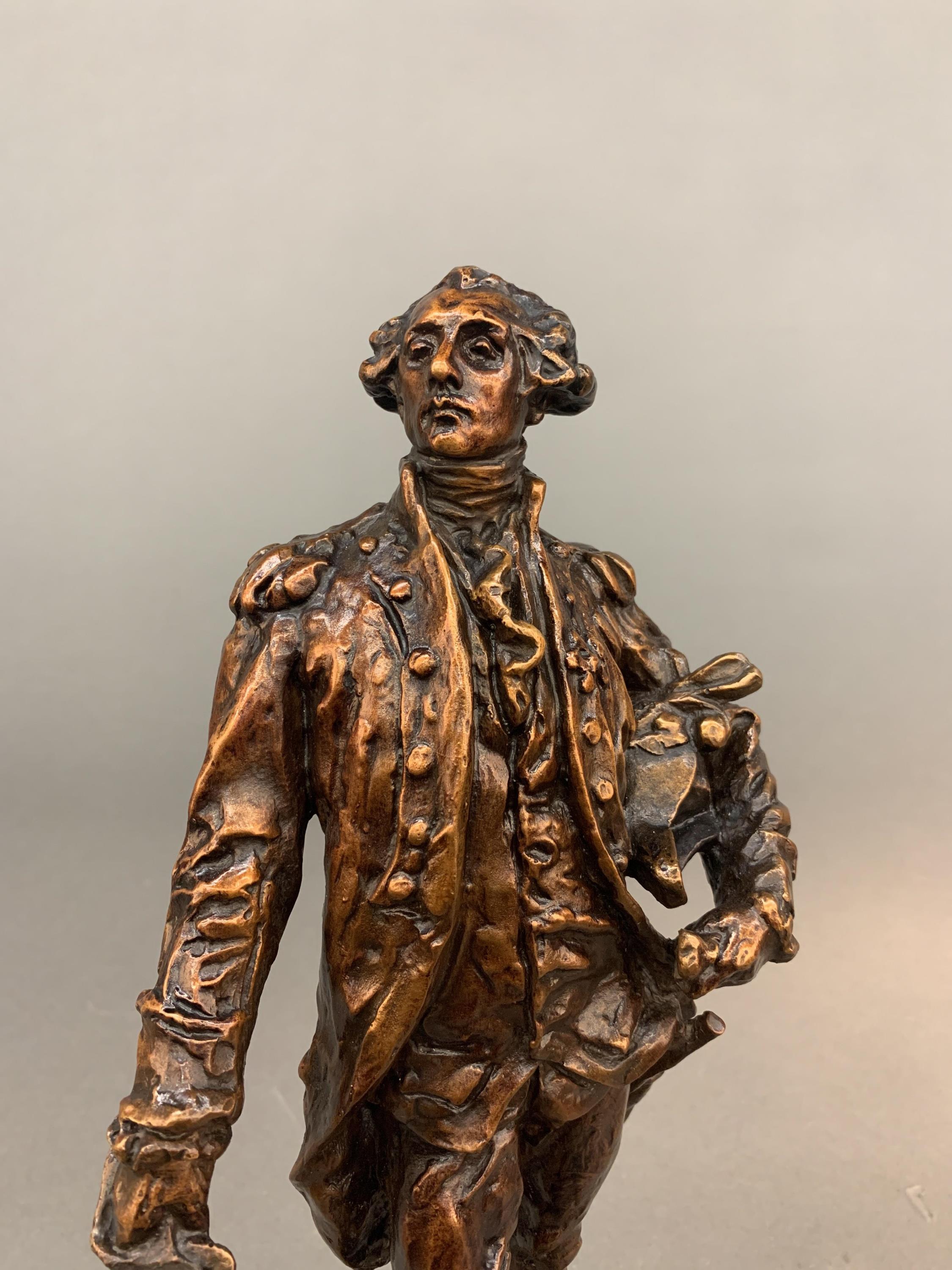 Gen. Gray Lafayette College presentation bronze.