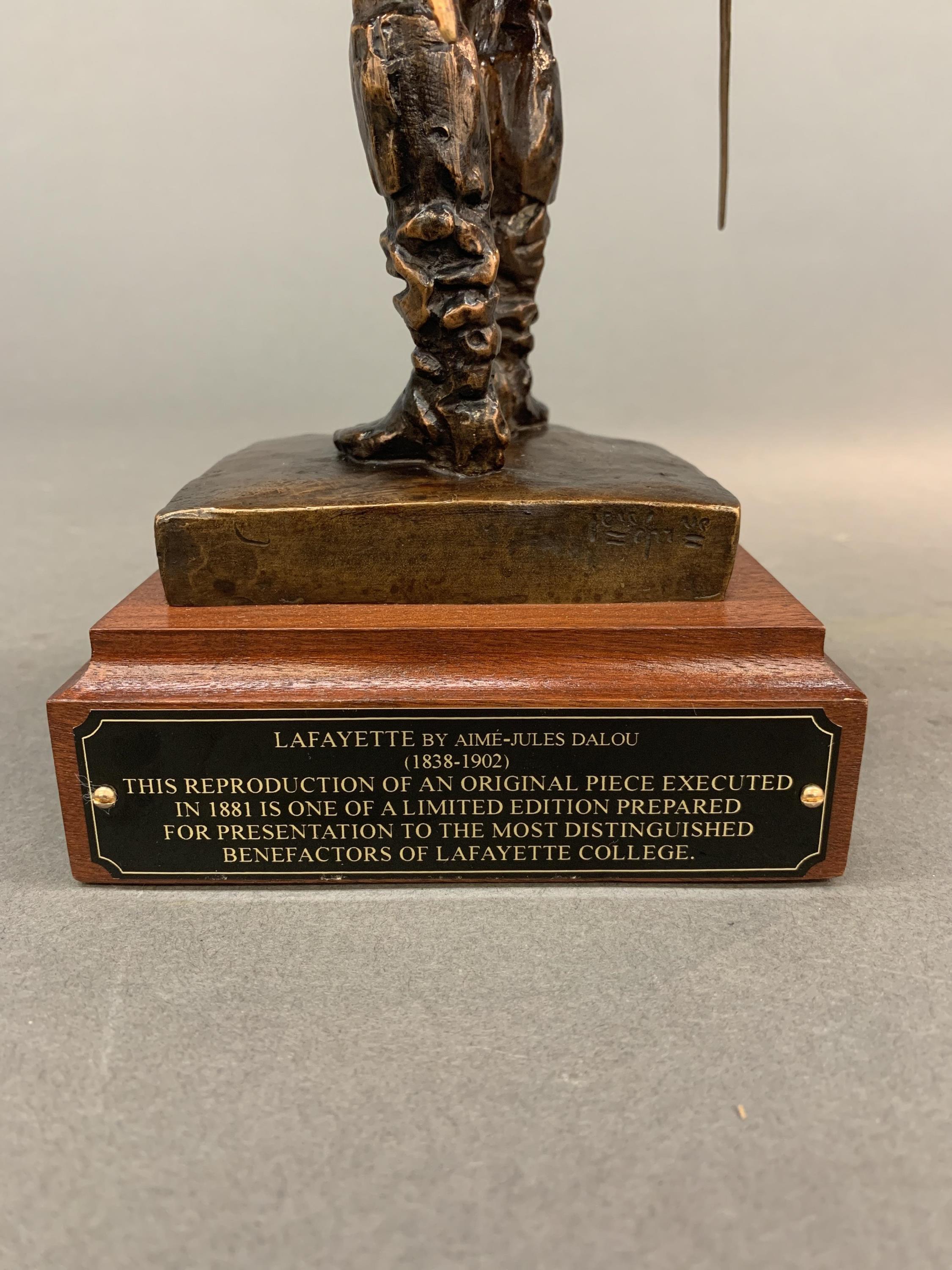Gen. Gray Lafayette College presentation bronze.