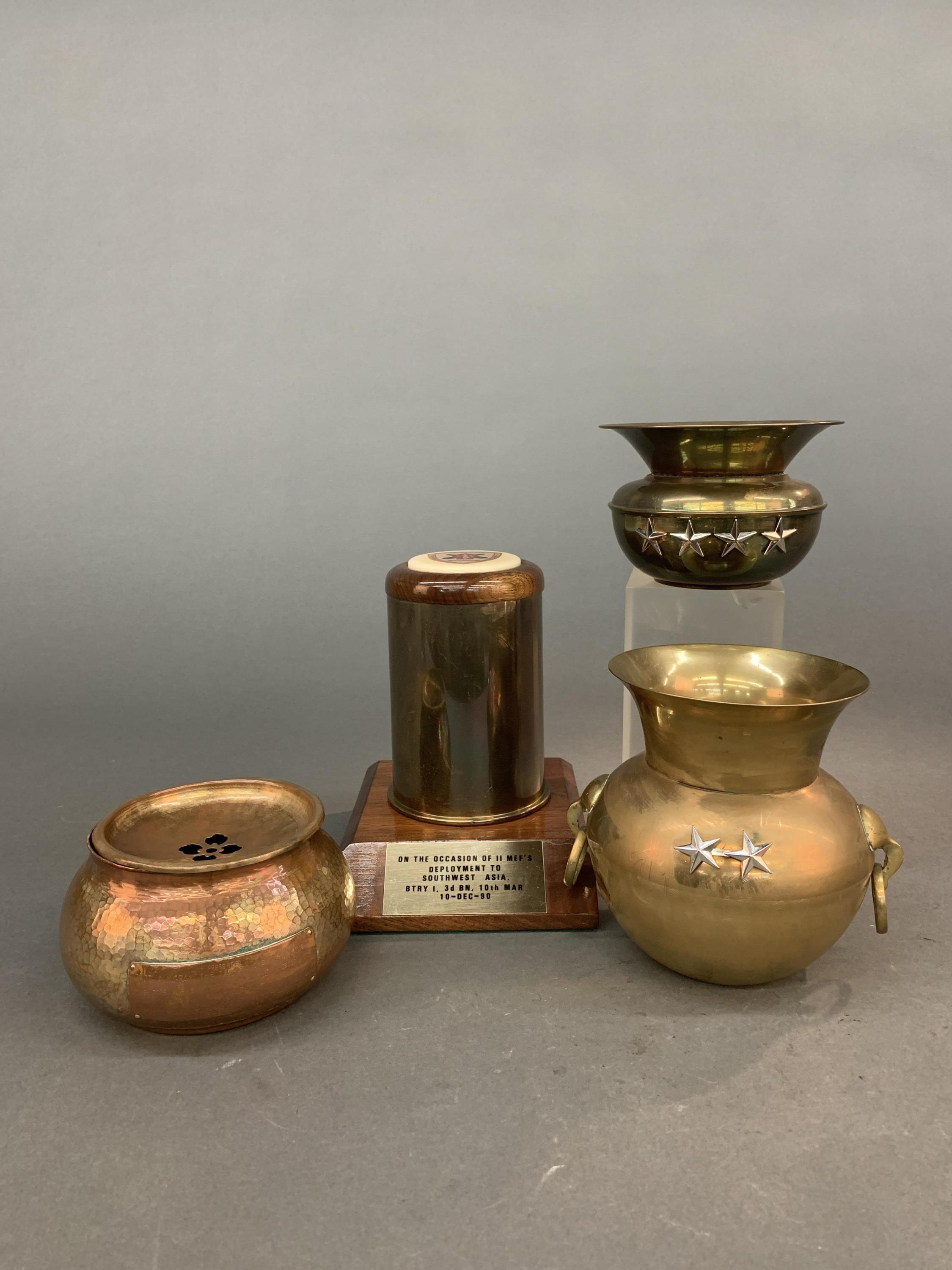 4 Gen. Gray metal objects.