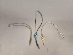 3 Gen. Gray bolo ties