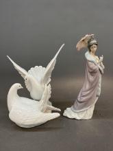 2 Lladro figures.