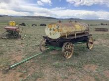 Gas Wagon On Iron Running Gears