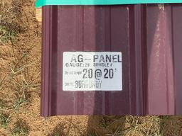 (20) 20 Ft Ag-Panel Tin