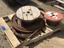 Pallet of Misc. Cable Rolls