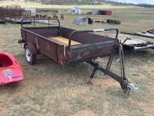 5 Ft X 8 Ft Homemade Utility Trailer