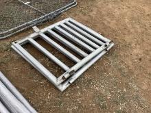 (2) 3 Ft X 3 Ft Aluminum Gates