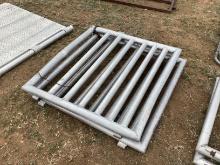 (2) 3 Ft X 3 Ft Aluminum Gates
