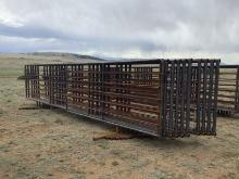 (9) 24 Ft Free-Standing Panels & (1) 24 Ft Free-Standing Panel w/ 12 Ft Gate