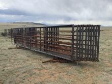 (9) 24 Ft Free-Standing Panels & (1) 24 Ft Free-Standing Panel w/ 12 Ft Gate
