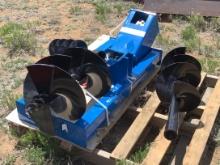 GIYI Hydraulic Auger & (3) Bits