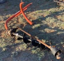 10" Kubota 3-Pt Auger