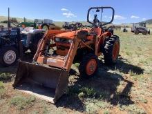 Kubota L295DT Front-End Loader Tractor w/ BMC AG-6 3-Pt. Backhoe