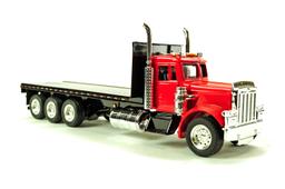 Peterbilt 379 Tri-Axle Flatbed Truck