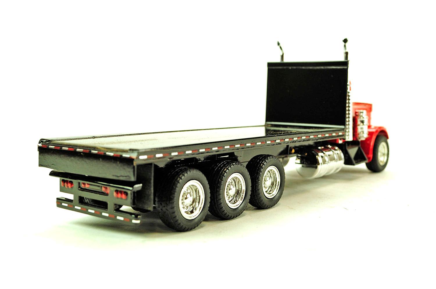 Peterbilt 379 Tri-Axle Flatbed Truck
