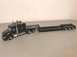 Peterbilt Tractor w/Double Drop Trailer and Building Load