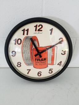 Fram Battery Powered Wall Clock 14" Round