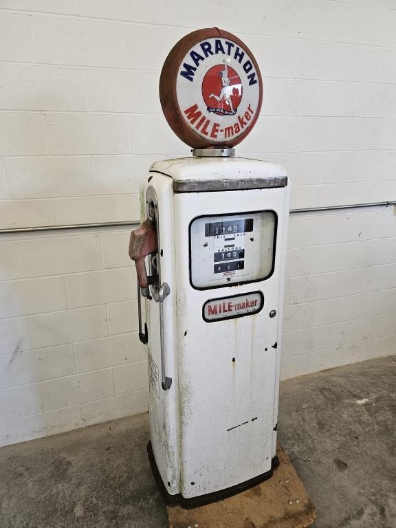 Tokheim Marathon Mile-Maker Gas Pump 77"