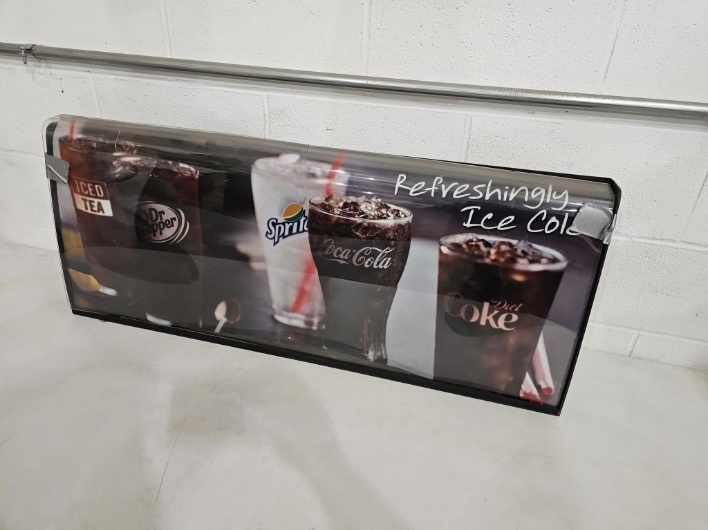 Coke Light Up Sign 18"x41"