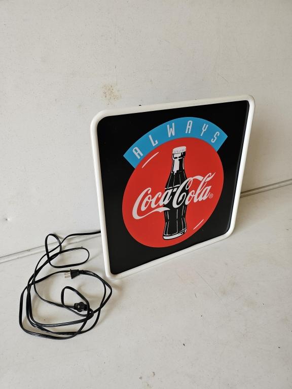 Coca Cola Light up Sign