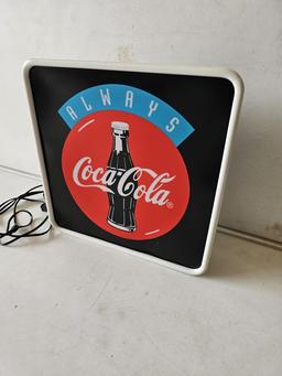 Coca Cola Light up Sign