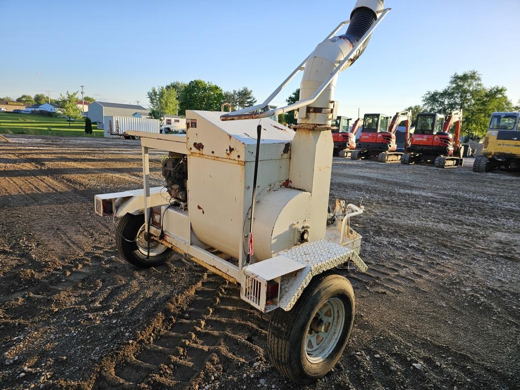 Trailer Mounted Straw Blower