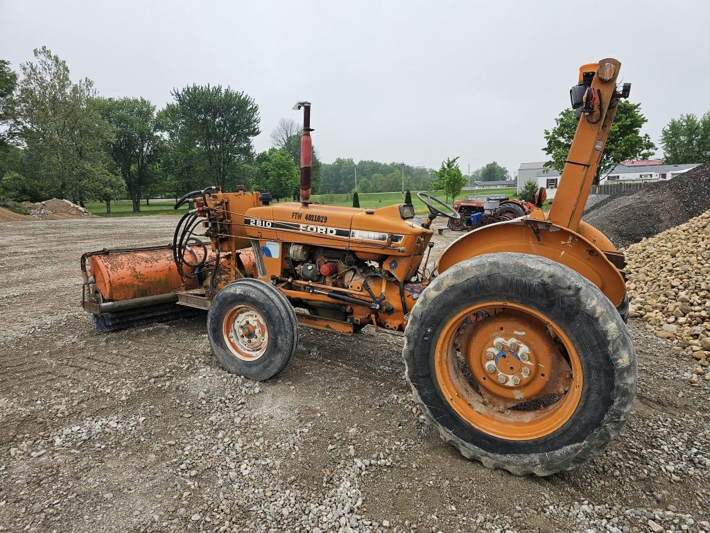 Ford 2810 Broom Tractor