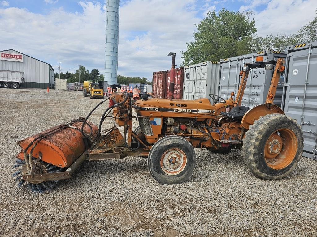 Ford 2810 Broom Tractor