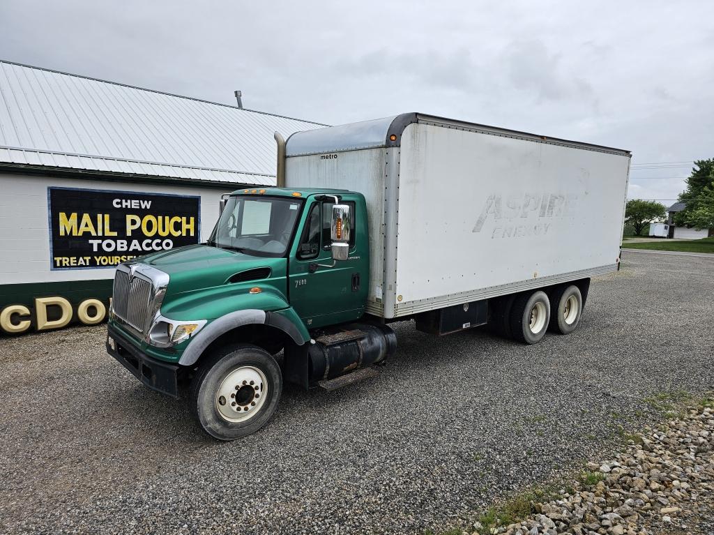 2003 IH 7600 Tandem Axle Box Truck