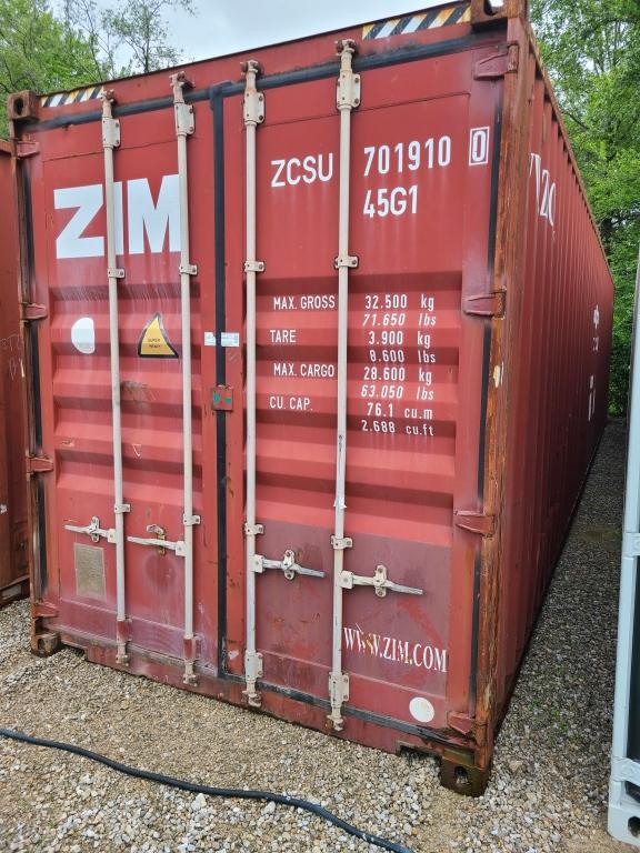 40' High Cube Shipping Container