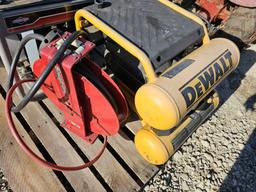 Dewalt Air Compressor & Snapon Hose Reel