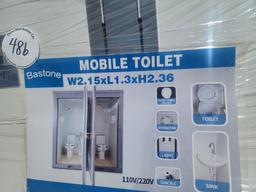 New/Unused Mobile Double Toilets