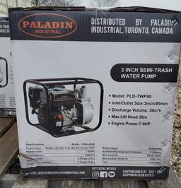 New/Unused PALADIN Water Pump