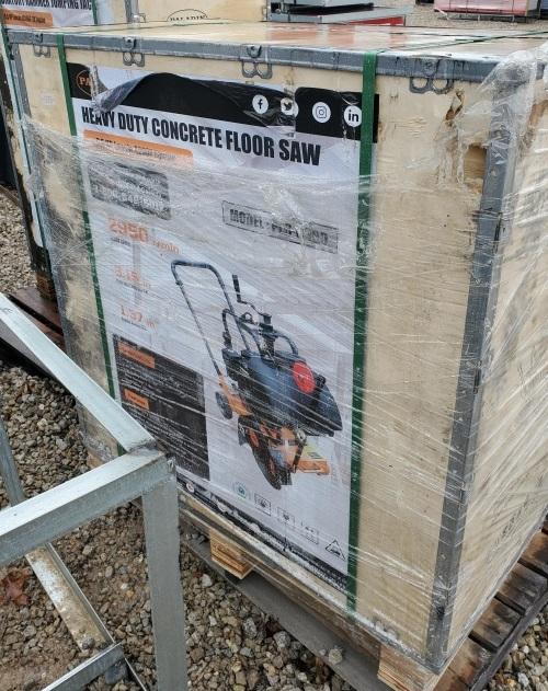 New/Unused PALADIN Heavy Duty Concrete Floor Saw