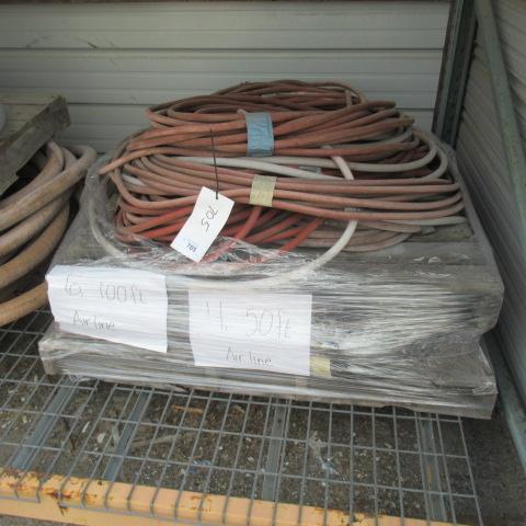 (6) 100ft air line, (4)50ft air line, bid X10
