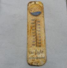 Pepsi-Cola Thermometer Missing Bulb 27” H